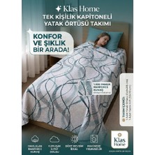 Klas Home Decor Çok Amaçlı Kapitone Pike Takımı-Tek Kişilik