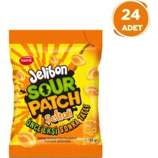 Kent Jelibon Sour Patch Şeftali Aromalı Yumuşak Şekerleme 80 gr - 24  Adet