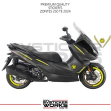 Sv Sticker Works Zontes 250 Te Sticker Kaplama Set Full Kit Parçalı Etiket Sticker Modeli