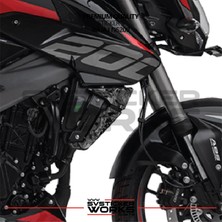 Sv Sticker Works Bajaj NS200 Forged Kaplama Etiket Sticker Modeli Ön Radyatör Kapağı