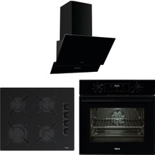 Teka Siyah Ankastre Set  ( Hak 625 Börek Şefim Bk - Gbe 64002 Bk- Atv 60.3 Bk)