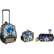 Sonic Anaokul Çantası ,beslenme Çantası ,ve Kalem Kutu