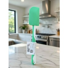 Empressco 25 cm Yeşil Beyaz Spatula, Dayanıklı ve Pratik Mutfak Gereci