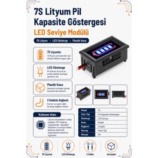 7s Lityum Pil Kapasite Göstergesi - Plastik Kasalı LED Seviye Modülü