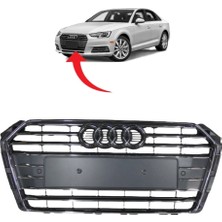 Gkl Audi A4 Ön Panjur Full Krom Mat Gri 2016-2020 8W0853651AB Rp5