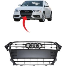 Gkl Audi A4 Ön Panjur Krom Çerçeve Sensörsüz 2012-2015 8K0853651E 1qp