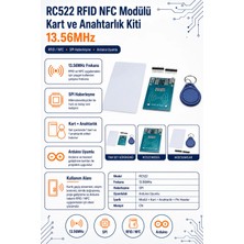 RC522 Rfıd Nfc Modülü Kart ve Anahtarlık Kiti 13.56MHZ