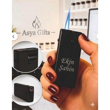 Asya Gifts Isim Baskılı Rüzgarda Sönmez Gazlı Çakmak