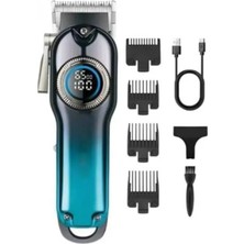 Tastech HK610 Profesyonel Saç Kesme Makinesi Saç Sakal Tıraş Makinesi Dijital Ekran USB Şarjlı Kuaför Tipi