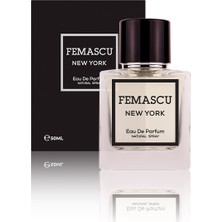Femascu 6638 New York 50 ML Edp  Odunsu Baharatlı Kadın Erkek Parfümü