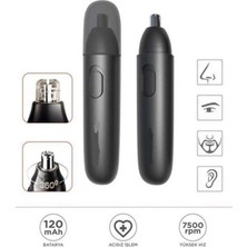Tastech GT-2220A Taşınabilir USB Şarj Edilebilir Burun Kulak Kıl Alma Kılı Kesme Makinesi Nose Hair Machine