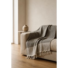 Genç Uludağ Natural Pamuklu Koltuk Örtüsü | Yakmaz Pamuklu Çekyat Örtüsü | Koltuk Şalı - 170 cm x 220 cm