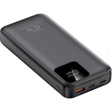 Tastech 20000MAH Powerbank 22.5W Hızlı Şarj Özellikli Type C ve Lightning Kablolu Pd Taşınabilir Şarj Aleti