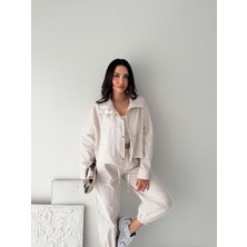 Salome Butik Piti Kareli 2'li Ceket Pantolon Takım