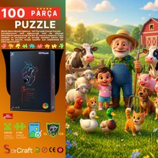 Soi Craft 100 Parça Puzzlededem, Ben ve Tüylü Arkadaşlarım #7031
