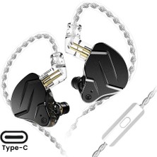 Kz Zsn Pro x Iem Hibrit Kulak Içi Kulaklık (Type-C - Mikrofonlu)