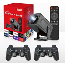 Tastech HY320MAX Android Projektör + Game Projector Ultra Hd 4K Ev Sinema Yansıtma Oyun Projeksiyon Cihazı