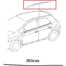 Jakuza Toyota Auris Tavan Çıtası Sol Taraf  2007-2008-2009-2010-2011-2012
