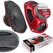 Poke Oto Midrange Oval 6x9" 500W 50RMS 2 Adet Electromaster ES-M69