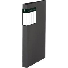 Faber-Castell Kapak Desenli Sunum Dosyası A4 40 Poşet Koyu Gri