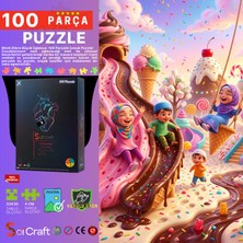 Soi Craft 100 Parça Puzzle Şekerlemeler Vadisi #7039