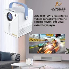 Tastech Android 4K Ultra Hd Wifi Projeksiyon Cihazı USB Hdmi Tf Card Girişli Dahili Hoparlör Ekran Yansıtma