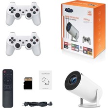 Tastech X10PLUS Android Projektör + Game Projector Ultra Hd 4K Ev Sinema Yansıtma Oyun Projeksiyon Cihazı