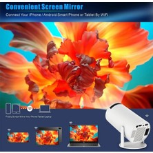 Tastech Wifi6 5g Projektör Android 11 4K 150 Ansı Çift Wifi Bt 1280*720P Taşınabilir Ev Sinema Projeksiyon