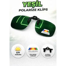 Singularis Gözlük Üzerine Takılan Polarize Klipsli Açılır-Kapanır (Flip-Up) Güneş Gözlüğü Klipsi