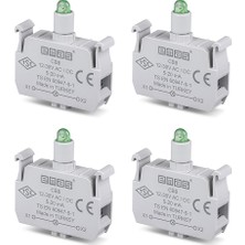 Emas Sinyal Blok Ledli 12-30V Ac/dc Yeşil (4 Adet)(Emas Cb9)