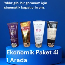 Beauty Soft 4'lü Ekonomik Bb Krem Seti - Kapatıcı & Matlaştırıcı Etkili Paket