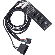 Leonpro 9 Pin Anakart USB 2.0 Çoklayıcı USB Hub 4 Erkek 9 Pin Uzatma Adaptörü