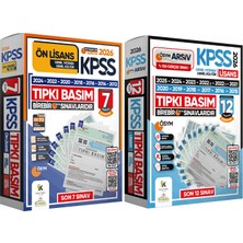 Karakutu Yayınları 2026 Kpss Lisans Önlisans (12+7) Ösym Çıkmış Soru Tıpkı Basım Tg Dijital Çözümlü Set