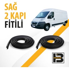 B&M Kauçuk Citroen Jumper Panelvan (2007-2014) Sağ Ön ve Arka Kapı Fitili BM01460