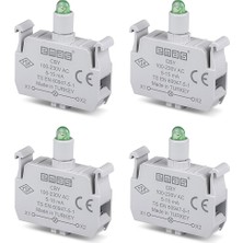 Emas Sinyal Blok Ledli 100-230V Ac Yeşil (4 Adet)(Emas Cby)