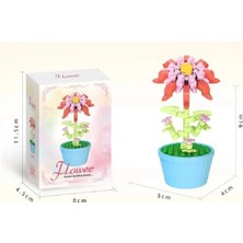 Abnturk Mini LEGO Yapı Oyuncağı Flower Puzzle Çiçek Figürlü