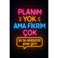 Lucena Neon Görünümlü Komik Duvar Tablosu Mdf Dekoratif Eğlenceli Yazılı Modern Duvar Dekoru