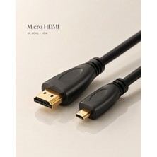 3 Metre Micro HDMI To HDMI Çevirici Mikro Dönüştürücü Adaptör Tv Kablosu Tablet/laptop Cabble Yüksek Performans
