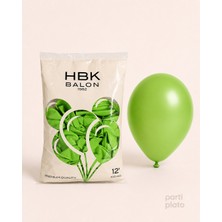 Hbk Balon Pastel 12" Balon Hbk Açık Yeşil 100'LÜ