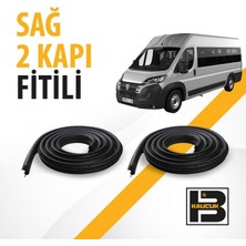 B&M Kauçuk Peugeot Boxer (2015-2025) Sağ Ön ve Arka Kapı Fitili BM01484
