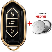 Rem Anahtar Premium T10X T10F Anahtar Kılıfı Nano - Siyah