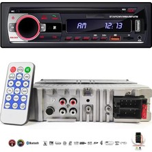 Garaj Dünyası Şenel S-520 Oto Teyp 4X50 Watt Bluetooth Mobil Aplikasyon 2xusb Sd Fm Aux 7 Renk Ekranlı