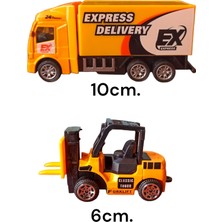 PopŞeker Minik Nakliyecilerin Rüyası: Metal Uluslararası Tır ve Forklift Set