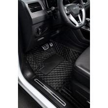 Byd Sealıon 7 4x2 Siyah Üzeri Bej Dikiş 8d Diamond Premium Kaymaz Deri Oto Paspas