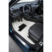 Byd Sealıon 7 4x2 Beyaz Renk 8d Diamond Premium Kaymaz Deri Oto Paspas