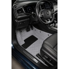 Renault Boreal Açık Gri 8d Diamond Premium Havuzlu Deri Oto Paspas