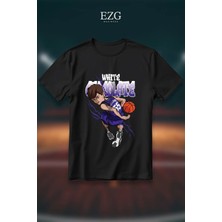  Jason Williams White Chocolate T-Shirt Baskılı Oversize Unisex %100 Pamuklu Kalın Kumaşlı Tişört