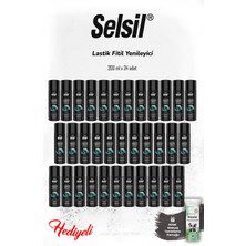 34 Adet Selsil 200 ml Lastik Fitil Yenileyici ve Rosıe