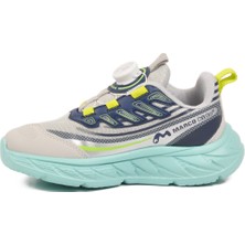 Marco Kids Gri-Lacivert Erkek Çocuk Spor Ayakkabı 26Y518 F