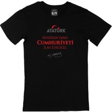  Yarın Cumhuriyeti Ilan Edeceğiz 29 Ekim Siyah Tişört